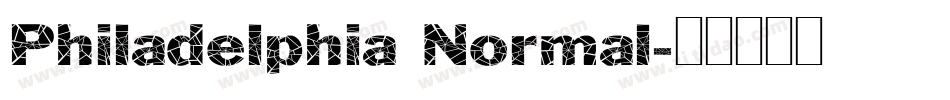 Philadelphia Normal字体转换